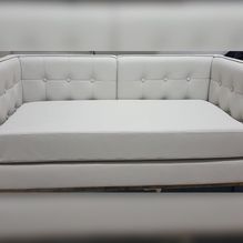 Tapicerías Planas II sillón blanco 